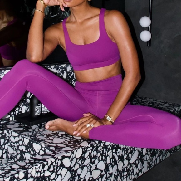 Joja Pocket Spin Leggings Petunia - Picture 1 of 4